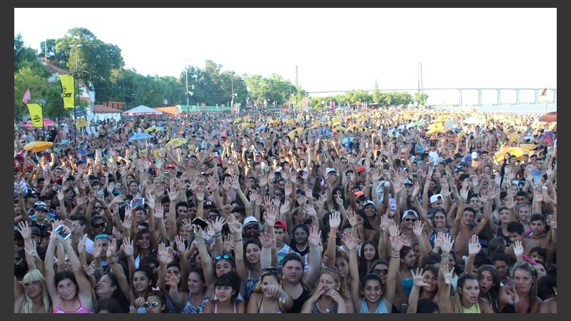 Casi catorce mil personas coparon el balneario La Florida.