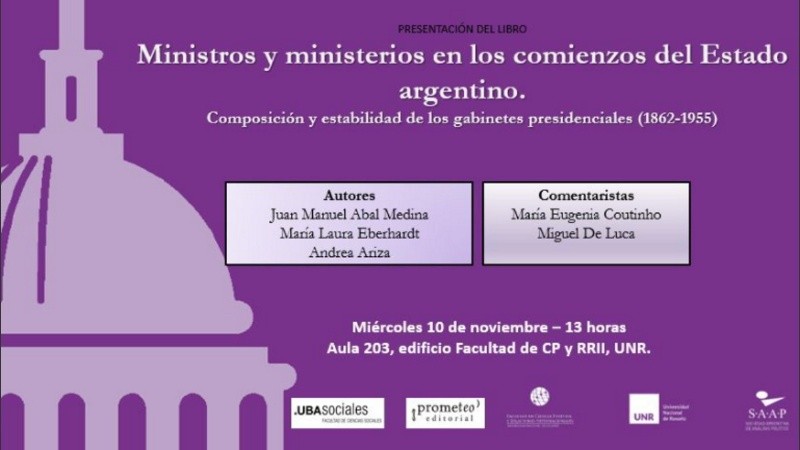 El politólogo presentó su libro en el Congreso sobre Democracia (UNR).